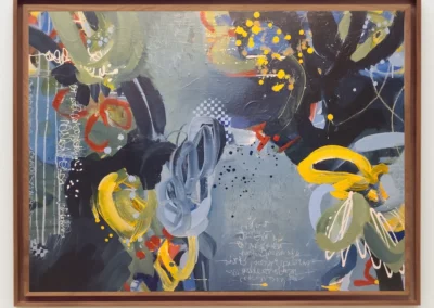Valerie Lorraine Abstract Painting - the cosmos participates in the whole ©2024 Valerie Lorraine