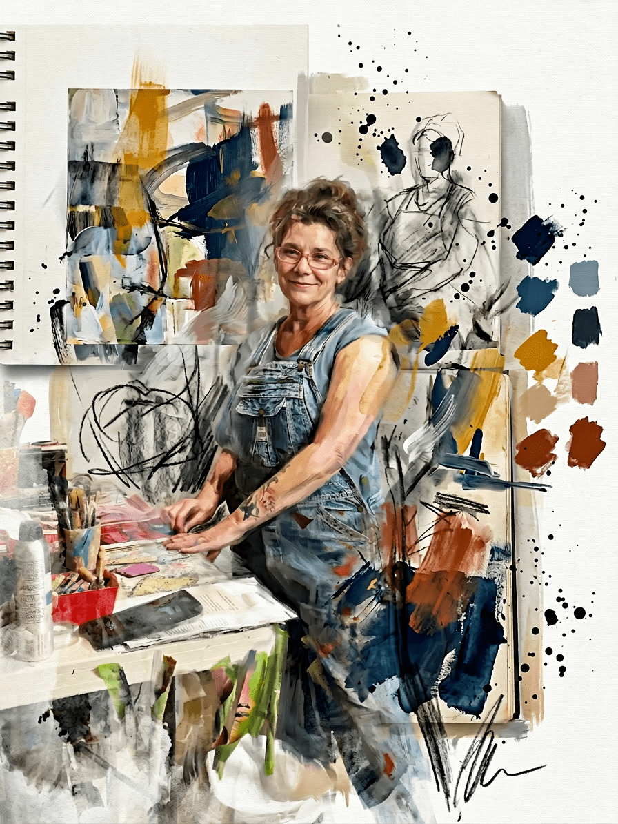 About the artist, Valerie Lorraine in Raleigh, North Carolina